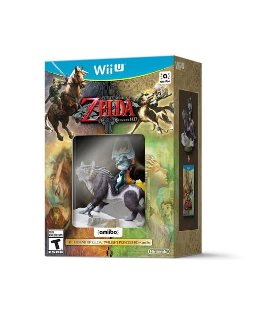 Wii U Zelda Twilight Princess HD Collector's Edition Box Artwork Wolf Link Amiibo