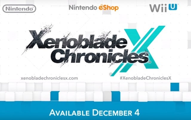 Xenoblade Chronicles X Release Date Logo Artwork