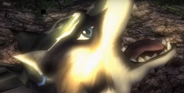 Zelda Twilight Princess HD Link Wolf Form Gameplay Screenshot Wii U