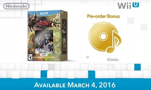 Zelda Twilight Princess HD Release Date Wii U Soundtrack Wolf Link Amiibo Special Edition