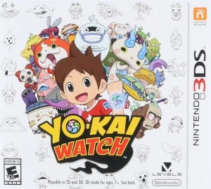 3DS Yokai Watch Box Artwork USA