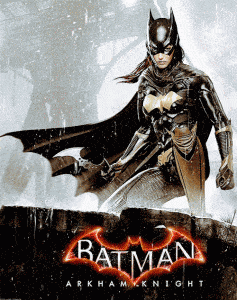 Batman Arkham Knight Batgirl GIF Animation Snow Fall