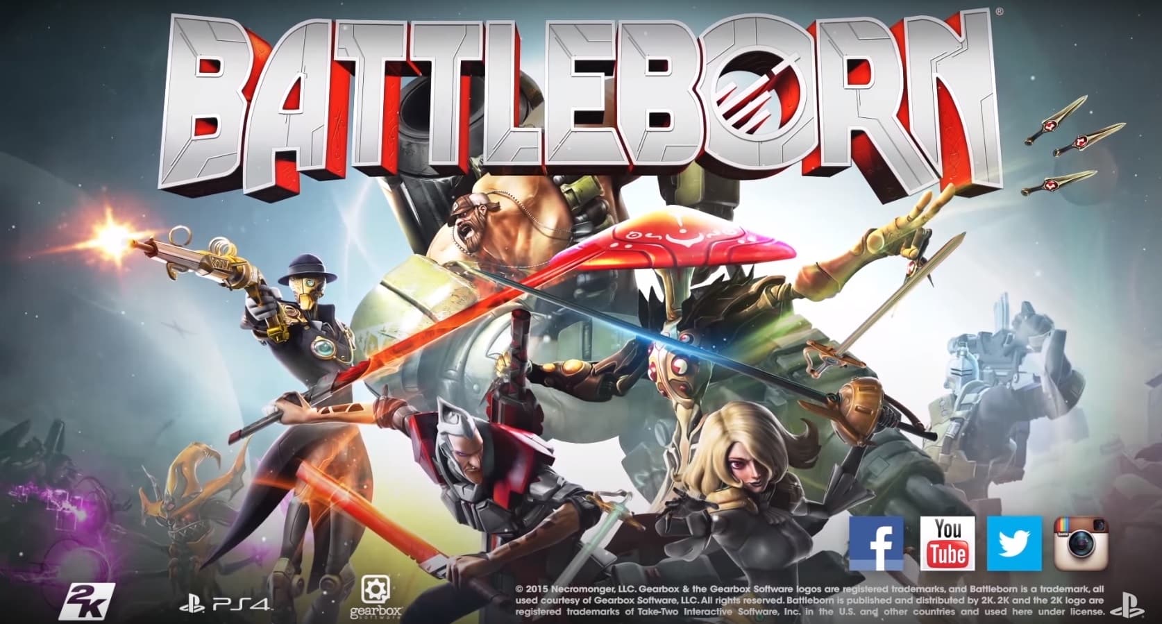 Battleborn Artwork Official PS4