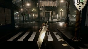 Final Fantasy VII Remake Cloud Strife City Screenshot