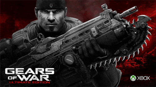 Gears of War Ultimate Xbox One GIF Animation Lancer Spin