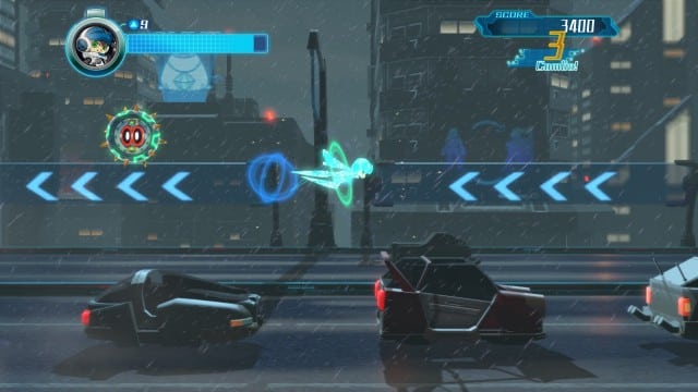 Mighty No. 9 Cars Gameplay Screenshot