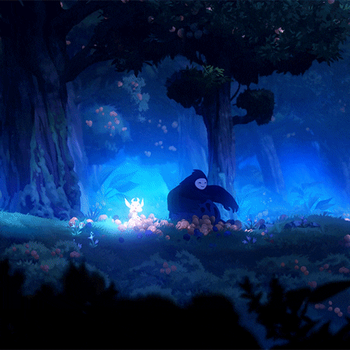 Ori and the Blind Forest GIF Animation Eating Fatty