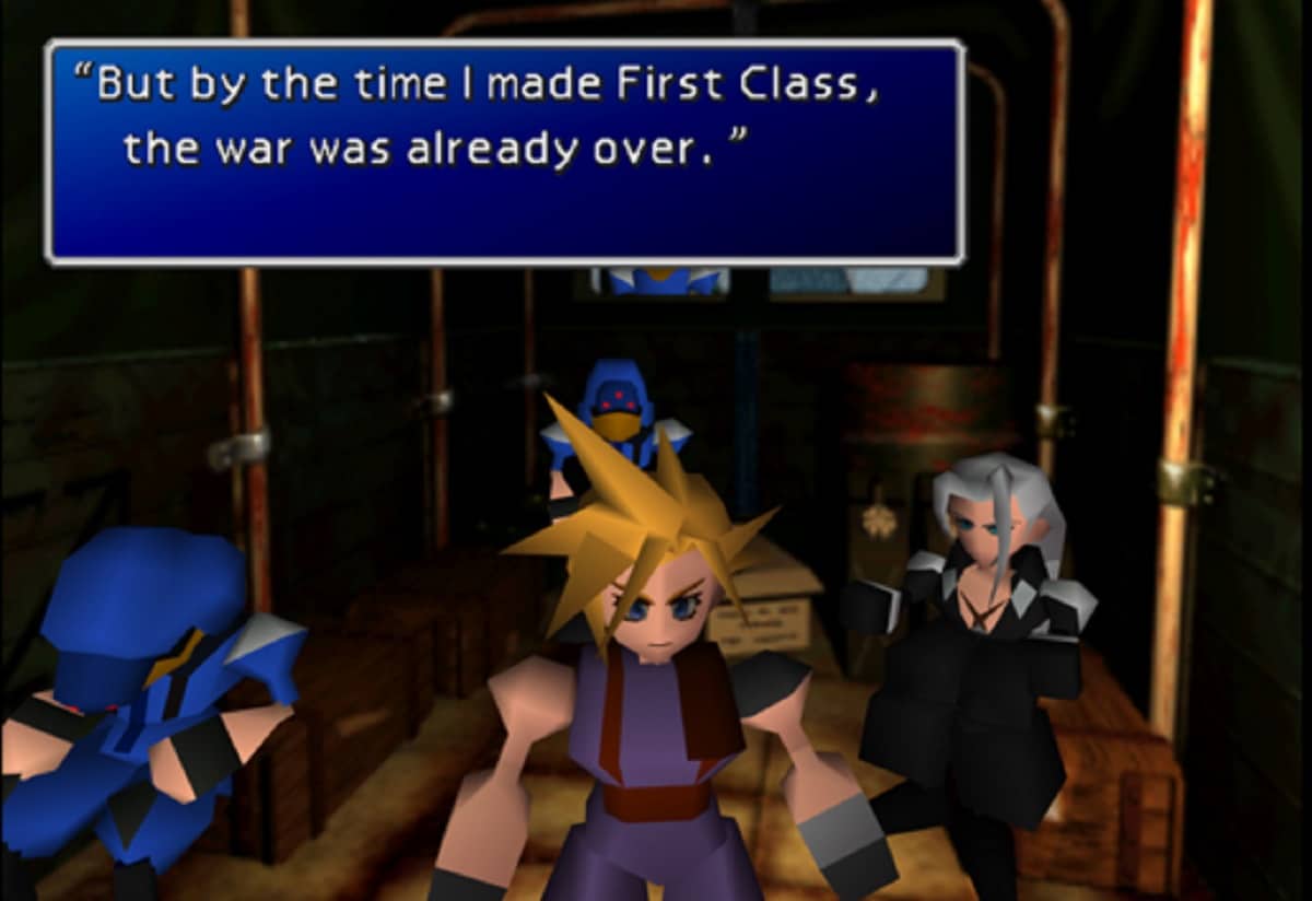 PC Final Fantasy VII PS4 Gameplay Screenshot Cloud Sephiroth.