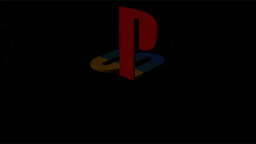 PlayStation Logos GIF Animation PS1 PS2 PS3 PS4