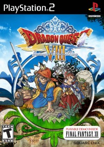 PS2 Dragon Quest VIII Journey of the Cursed King USA Box Artwork