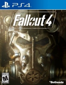 PS4 Fallout 4 USA Box Artwork M for Mature