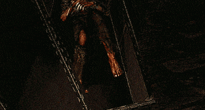 Resident Evil Remake HD Remaster GIF Animation Coffin Dungeon Room Gate Closes Gameplay