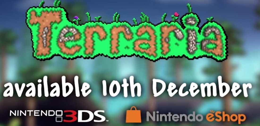 Terraria 3DS Release Date Artwork Official eShop