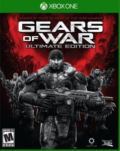 Xbox One Gears of War Ultimate Edition USA Box Artwork M for Mature