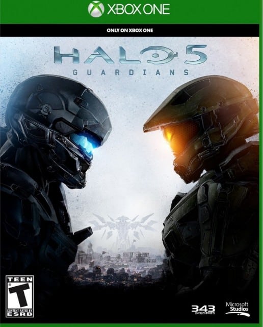Xbox One Halo 5 Guardians USA Box Artwork T for Teen