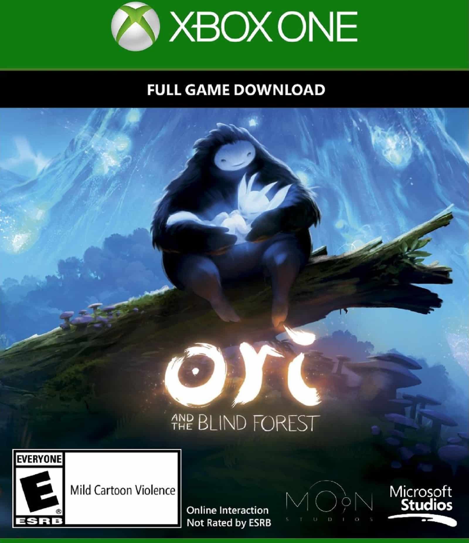 Kroniek Kinderpaleis Doen Xbox One Ori and the Blind Forest USA Box Artwork E for Everyone