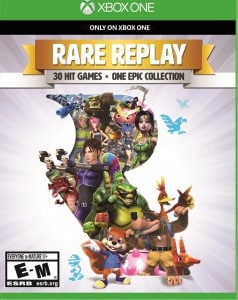 Xbox One Rare Replay USA Box Artwork E for Everyone T for Teen M for Mature