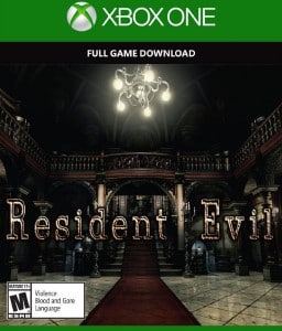 Xbox One Resident Evil HD Remaster USA Box Artwork M for Mature