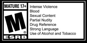 Yakuza 5 Rated M for Mature Not For Kids. Intense Violence Blood Sexual Content Partial Nudity Drug Reference Strong Language Use of Alcohol and Tabacco