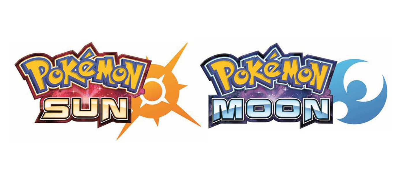 Pokemon Sun and Moon logos