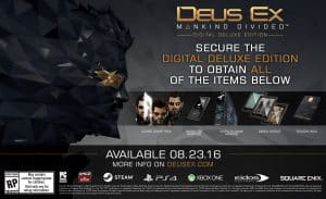 Deus Ex: Mankind Divided Digital Delux Edition