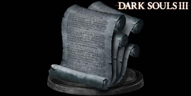 Dark Souls 3 Sorceries Scrolls Locations Guide