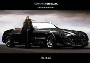 Final Fantasy XV Regalia Concept Art 1