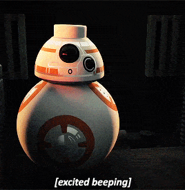 BB8 excited to be your Lego Star Wars: The Force Awakens guide