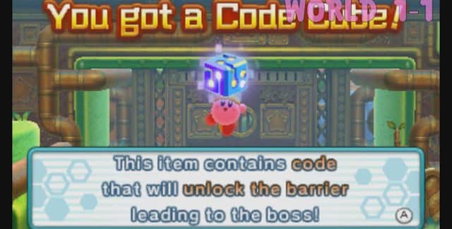 kirby planet robobot code cubes 5-3