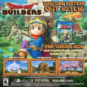 Dragon Quest Builders Day One Ed.