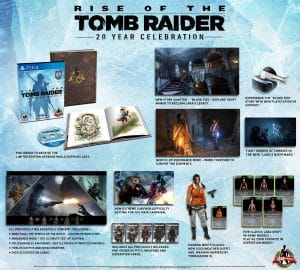 Rise of the Tomb Raider: 20 Year Celebration Infographic