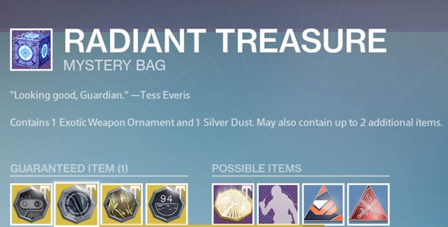 Destiny: Rise of Iron Radiant Treasures Locations Guide