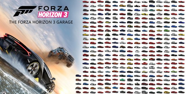 Forza Horizon 3 Unlockable Cars