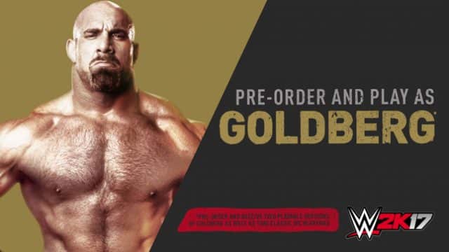 WWE 2K17 How To Get Goldberg