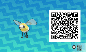 083 Pokemon Sun and Moon Cutiefly QR Code
