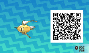091 Pokemon Sun and Moon Shiny Male Magikarp QR Code