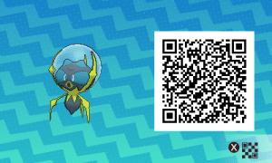 141 Pokemon Sun and Moon Dewpider QR Code