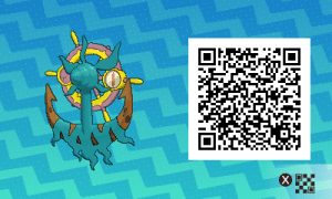 263 Pokemon Sun and Moon Dhelmise QR Code