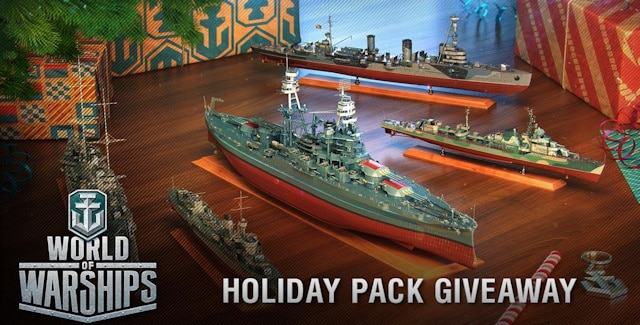 World of Warships Holiday Pack Codes Giveaway
