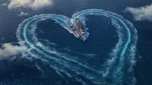 World of Warships Valentines Day Wallpaper