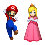 Story of Seasons: Trio of Towns Collage Mario Peach Outfitrs
