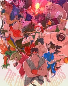 Ultra Street Fighter II: The Final Challengers Key Art