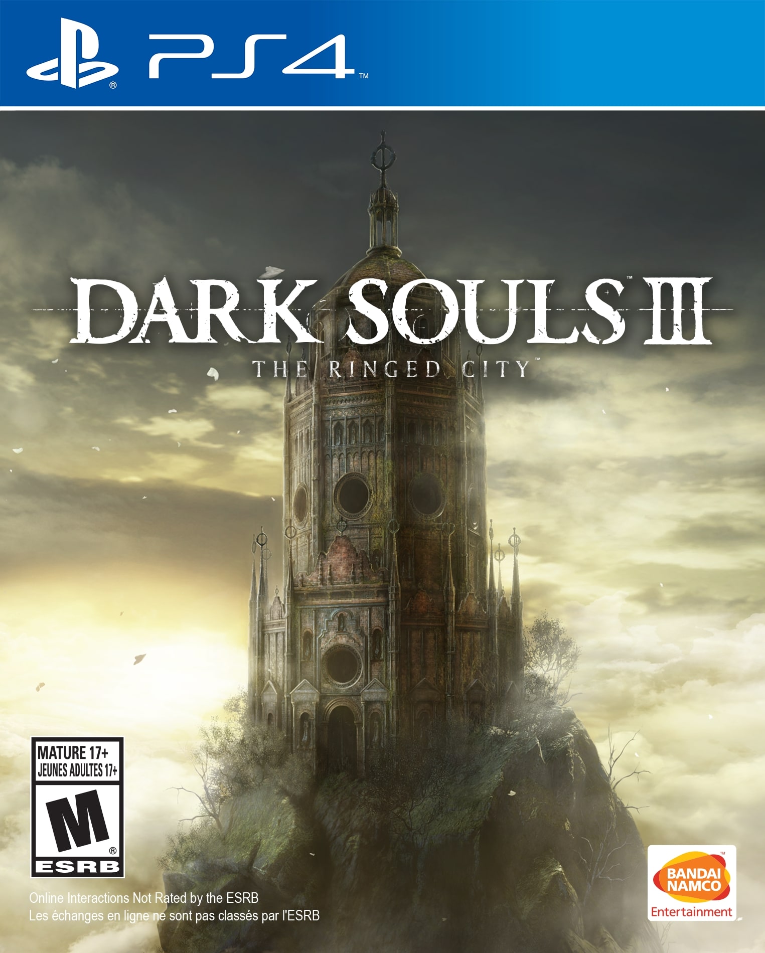 Dark Souls III The Ringed City PS4 Boxart
