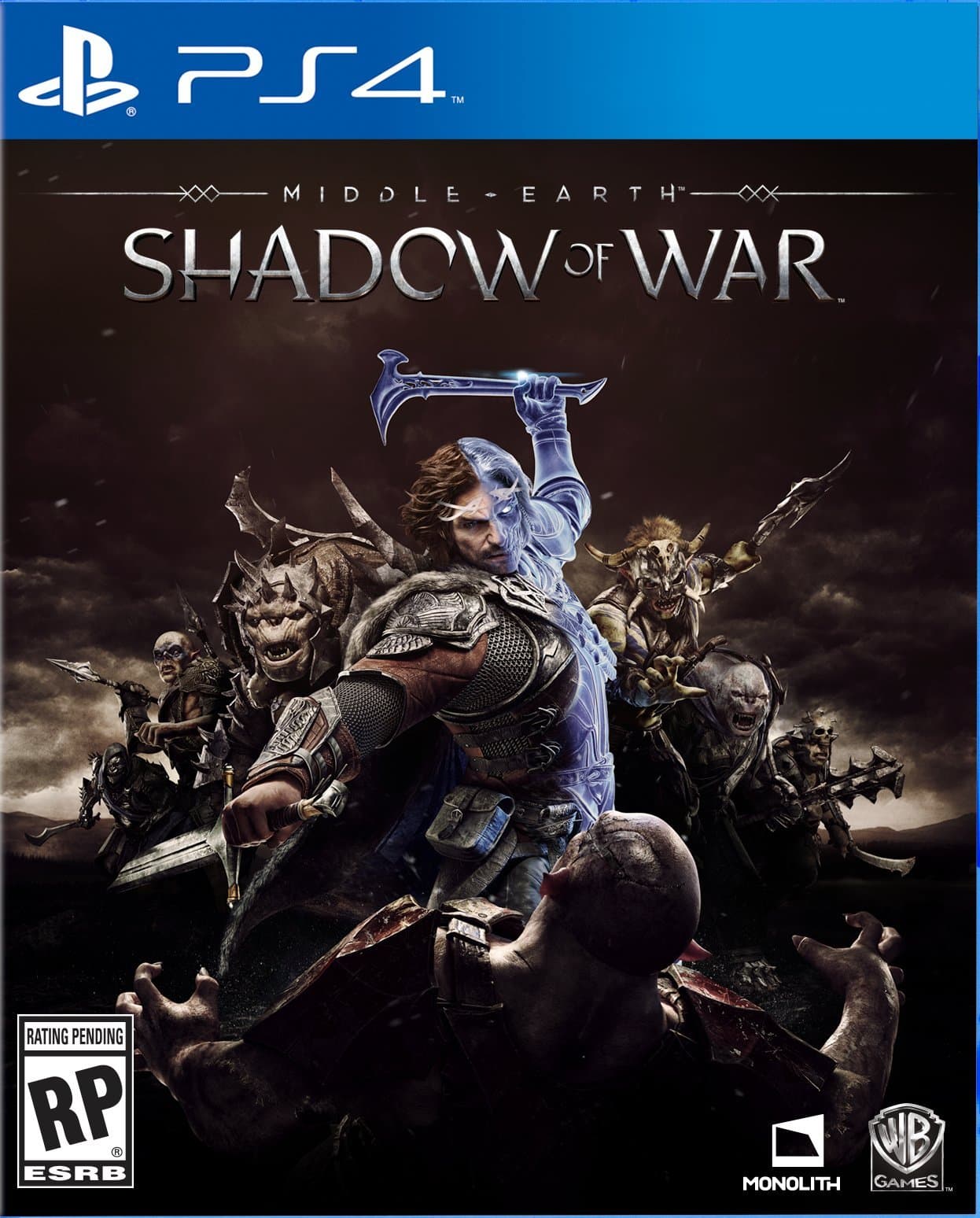 Middle-earth: Shadow of War PS4 Box Art