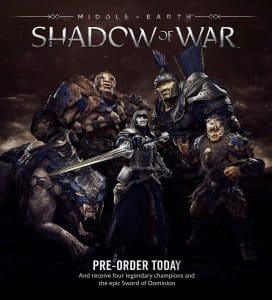 Middle-earth: Shadow of War Pre-order Bonus