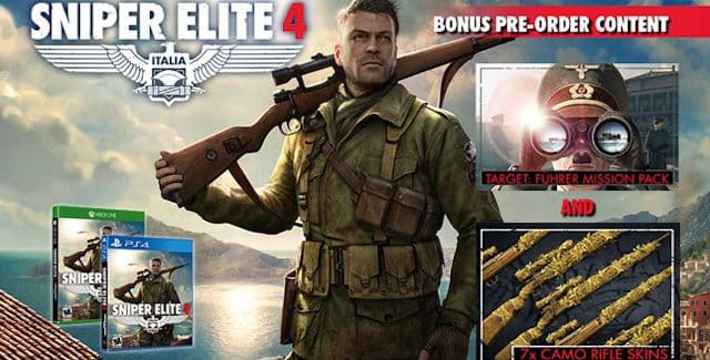 Sniper Elite 4 Cheats - 640 x 325 jpeg 63kB