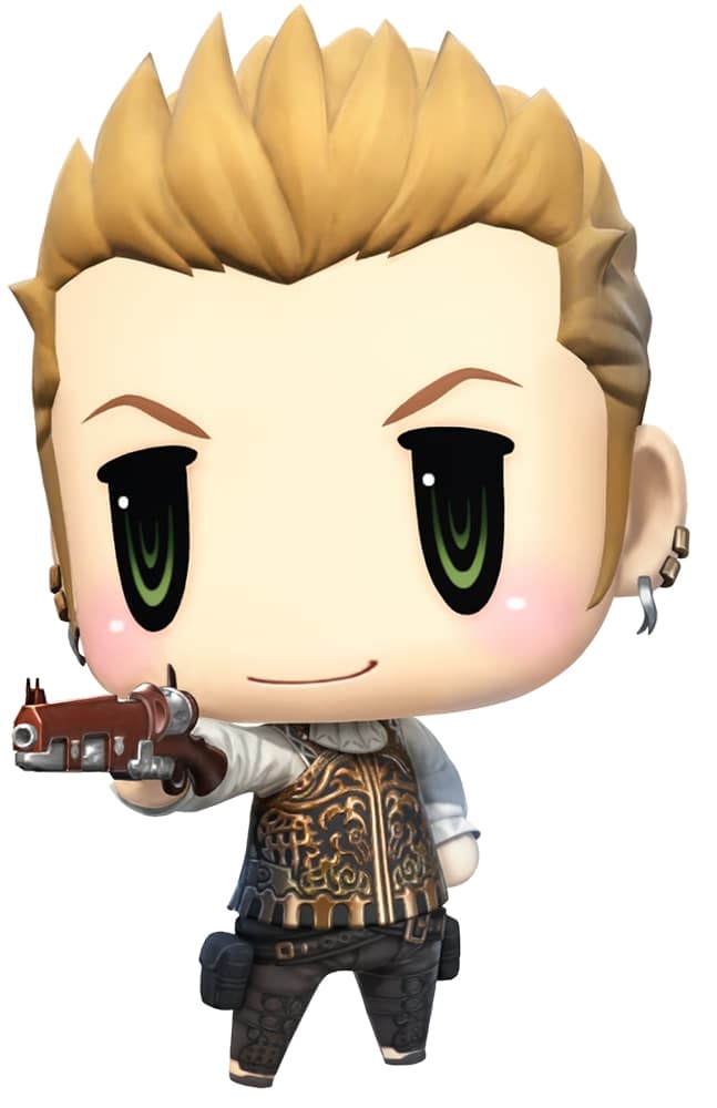 World Of Final Fantasy Balthier Render