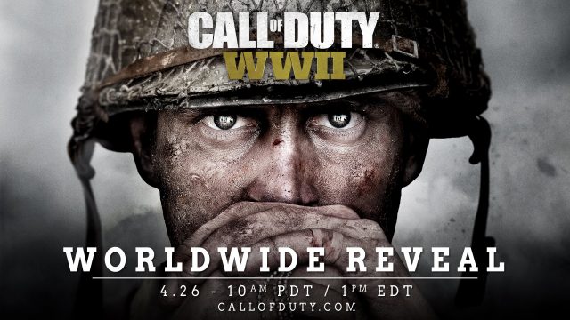Call of Duty: WWII Reveal on April 26