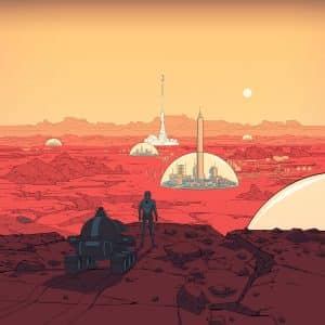 Cover art for Surviving Mars