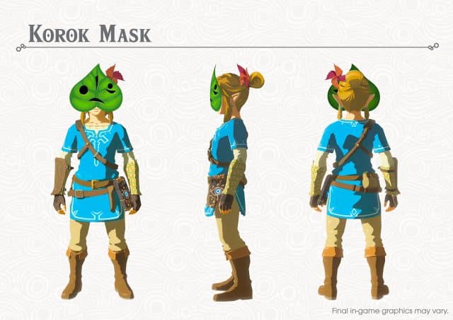 The Legend of Zelda Breath of the Wild Korok Mask